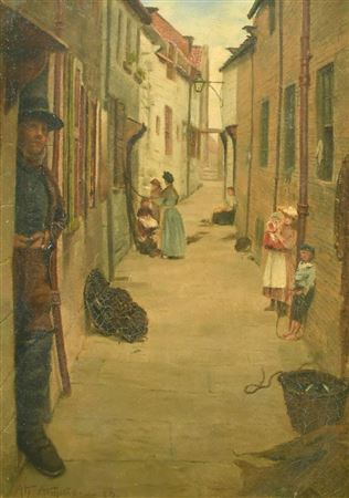 Alfred Armitage : The Cross, Whitby