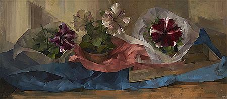 Leonard Appelbee : Still life of flowers, 1951