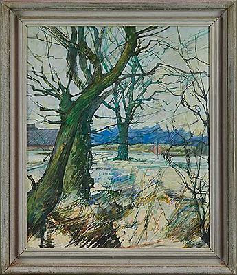 Anthony Claude Atkinson : Winter at Horkesley