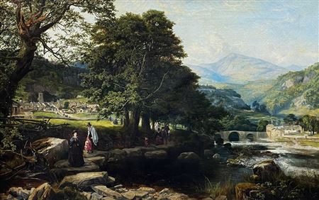 Edwin Alfred Pettitt : Sunday Morning: Vale of Neath, South Wales