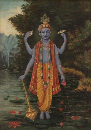 Mahadev Viswanath Dhurandhar : Untitled (Vishnu)