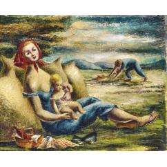 Elaine Alys Haxton : The Pea Picker's Family (1944)