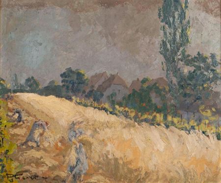 Paulette Genet : Wheat Harvesters