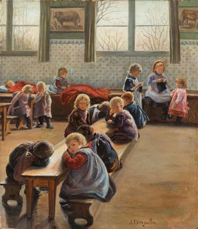 Julia Minguillon : 'Children at school'.