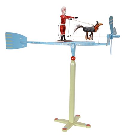 Edward Larson : Here Comes Santa Claus Whirligig. 1997