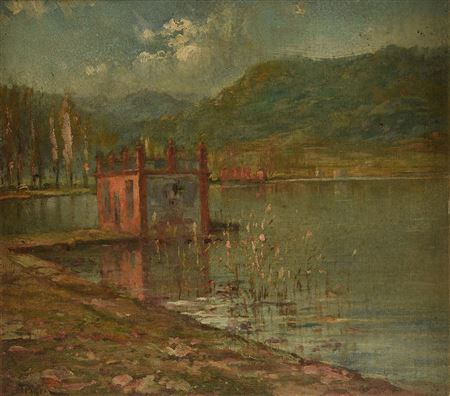 Manuel Pigem Ras : 'Boathouse on a Lake'