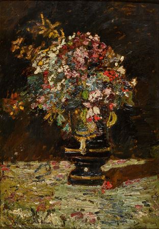 Adolphe Joseph Thomas Monticelli : Vase de fleurs