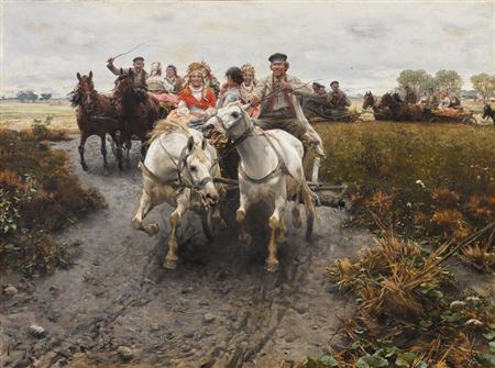 Alfred von Wierusz-Kowalski : Coming Home!