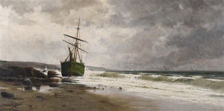 Riccardo Manzanet : TRANDED SHIP AFTER THE STORM