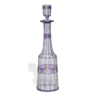 Otto Prutscher : Decanter with gilt four-leaf clover decoration