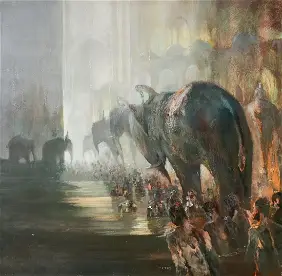 Edwin Salomon : Elephants