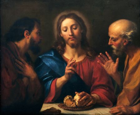 Louis De Boulogne II : The Supper at Emmaus.