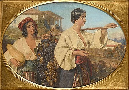 Ernst Wilhelm Rietschel : Italian wine growers