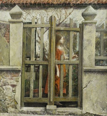 Zacarias Gonzalez : 'Woman in red behind the gate'