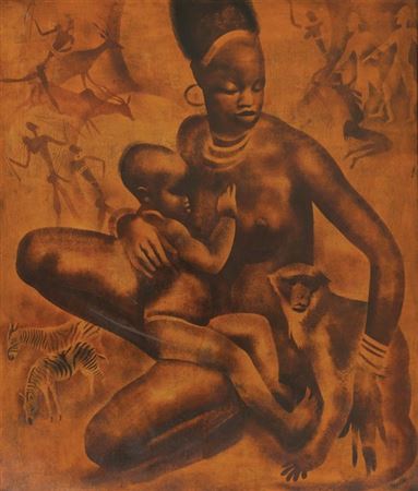 Milivoy Uzelac : Motherhood [ cca. 1930]