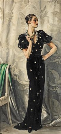 William Bruce Ellis Ranken : 'Jade and Black'