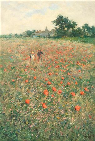 Lucien Frank : Les coquelicots