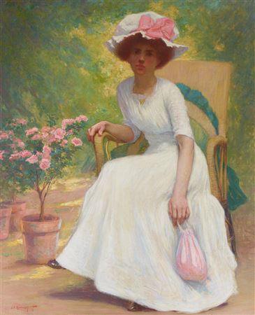 Lee Randolph : Woman in White