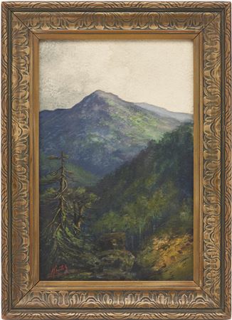 Charles Krutch : Verdant mountain landscape