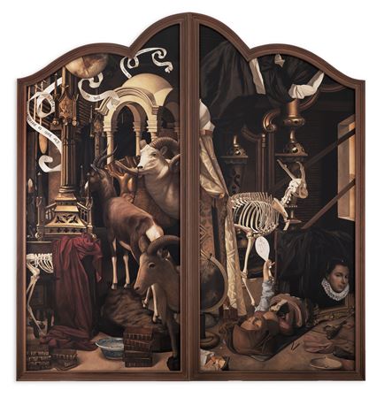 Natee Utarit : The Private Expectation of God and the Common Reason of Investment (diptych)