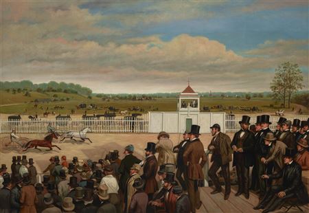 Henry Herman Cross : The Old Union Race Course, Long Island, New York: Wednesday, May 10, 1854