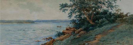 Gladstone Eyre : 'Sydney Harbour from Cremorne Point'