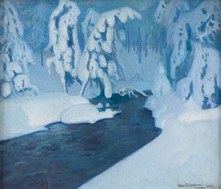 Stefan Filipkiewicz : Winter fairytale, 1911