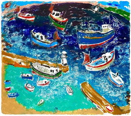 Ian Dunlop : Harbour, St Ives