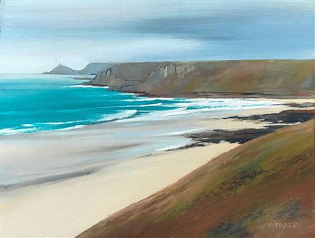 Michael J Praed : Low Water, Sennen (Sennen To The Cape)