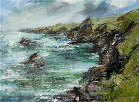 Joanna Commings : Cliffs Near Trebarwith