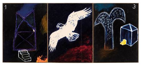 Alberto Corazon : Fall into silence I    (triptych)