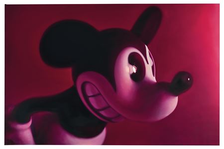 Gottfried Helnwein : Burgundy Mouse 2