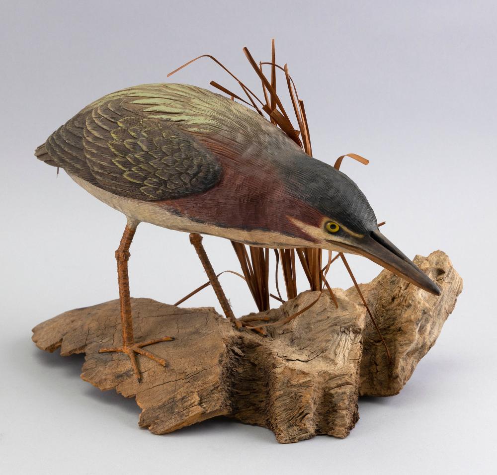 Stan Sparre : NEAR-LIFE-SIZE GREEN HERON