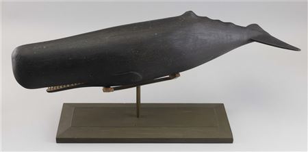 Ian McNair : CARVED WOODEN SPERM WHALE