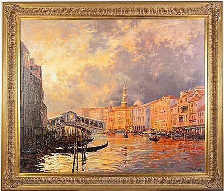 Alan Wolton : Venetian Grand Canal