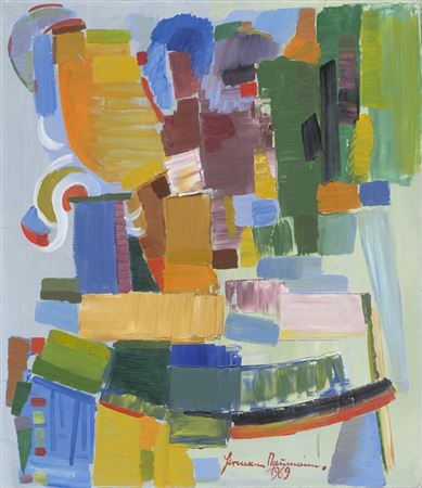 Hermann Naumann : Untitled (Abstract composition)