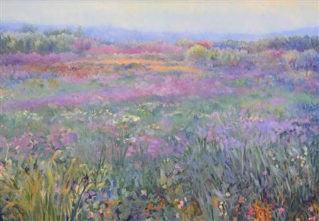 Helen Rogak : FIELDS OF LAVENDER, LAND’S END, SIDNEY BC