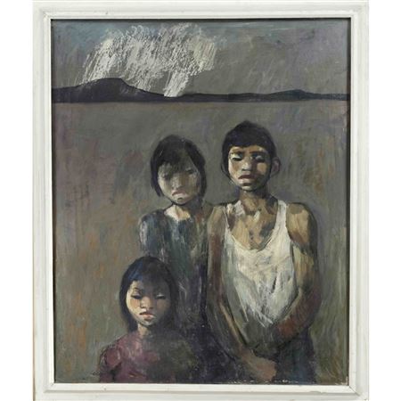 Fritz Eisel : Three siblings in sparse landscape