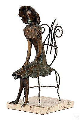 Imre Varga : Bronze Female Sculpture