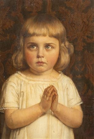 Laurenz Schafer : PRAYING GIRL. 188(?)