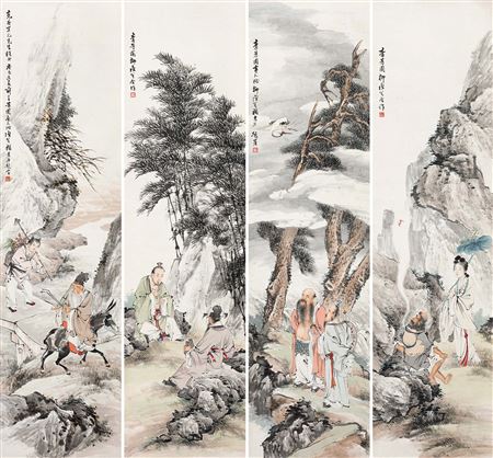 Fangyuan Li : Liu Bin Eight Immortals