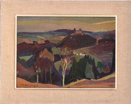 Joseph Bonvoisin : View of the hill of Chevremont