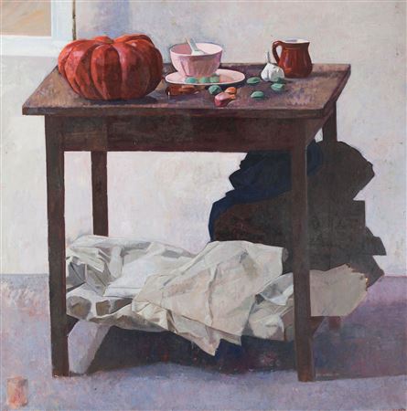 Remy Durier : Still life with pumpkin