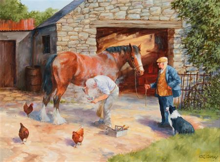 Noel Shaw : 'AT THE SMITHY'