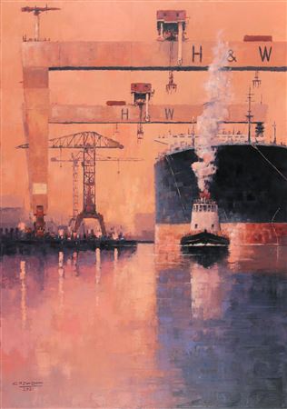 Colin H Davidson : 'BOATS & CRANES'