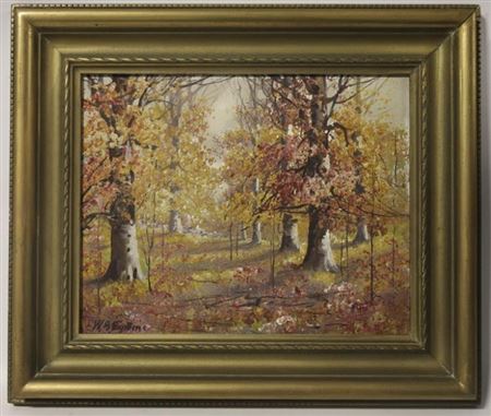 Walter Eyden : Fall Woodland Landscape