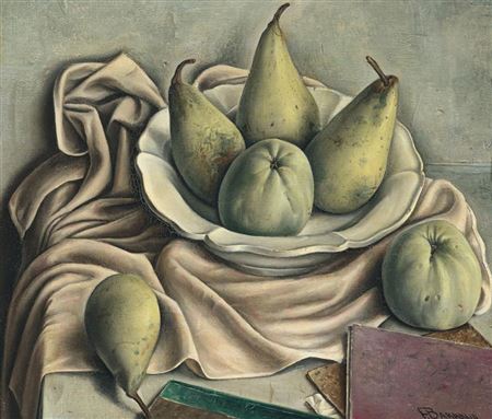 François Barraud : Poires vertes. 1933