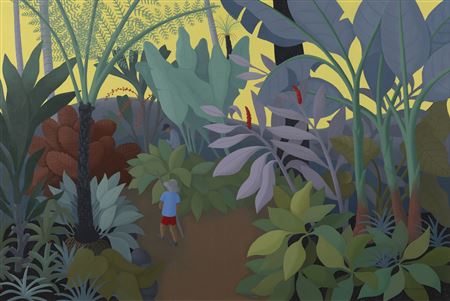 Anne Marie Graham : Boy at the Entrance to Rain Forest 2009