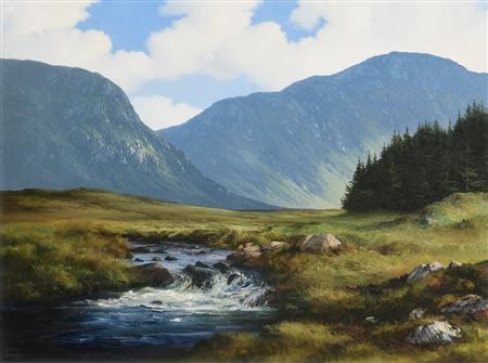 Eileen Meagher : Barnanoraun, Near Clifden, Connemara