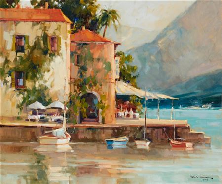 Ted Goerschner : A Bar On The Amalfi Coast